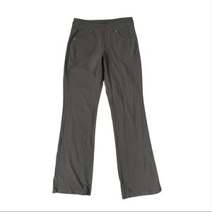 Athleta Bettona XS Gray Tan Pants Pull On Yoga Casual Athleisure Fitness Wear